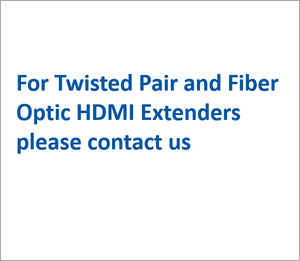 DTP and Fiber Optic DMI Extenders - HDMI2HDMI