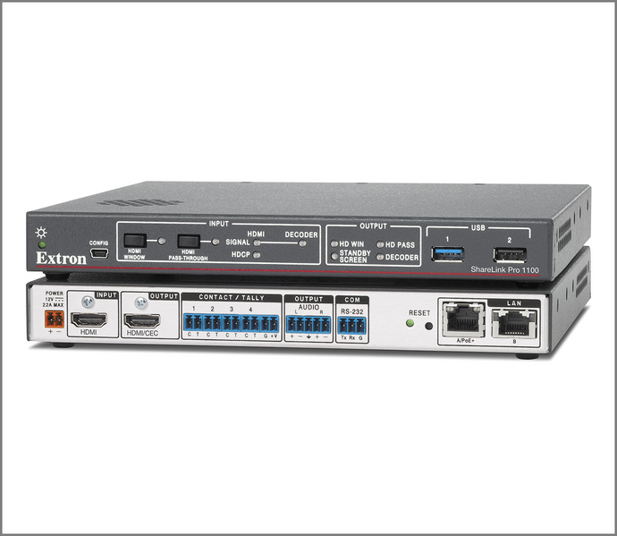 extron wired wireless collaboration presentation system